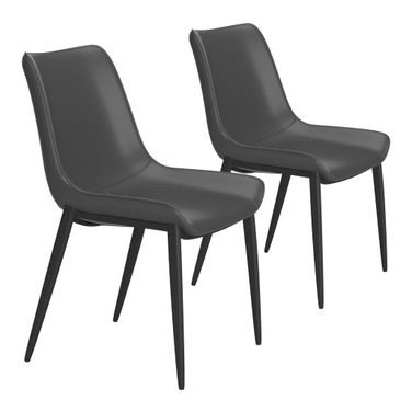 Magnus Dining Chair Set of 2 In Black