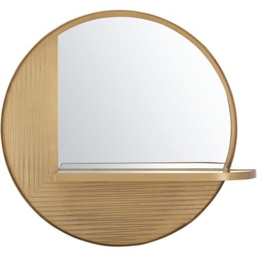 Maileen Mirror in Antique Brass