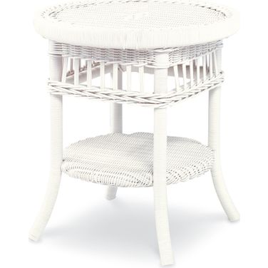 Mainland Side Table In Chalky White
