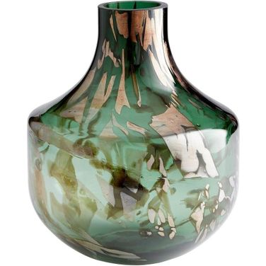 Maisha Green And Gold Large Vase