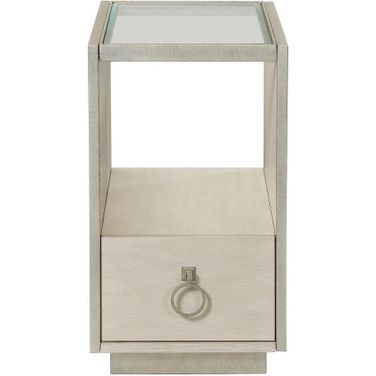 Maisie Chairside Table In Champagne