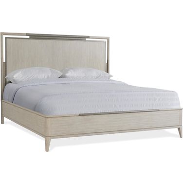 Maisie Champagne King Panel Bed