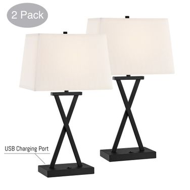 Maisie Table Lamp Set of 2 In Black