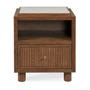 Ashleigh 24 Inch Nightstand In Brown