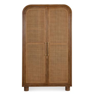 Camden Storage Armoire In Brown