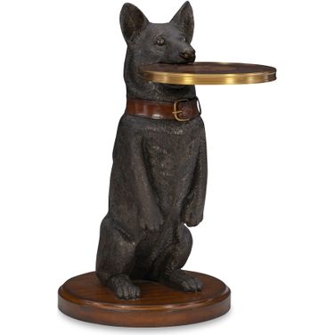 Corgi Accent Table In Brown