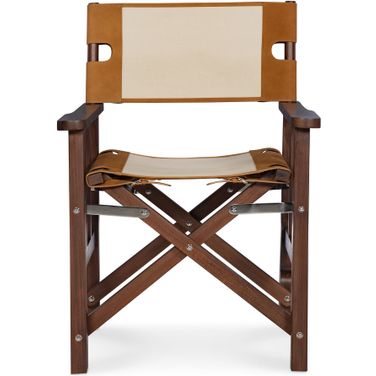 Maitland Smith Felix Camp Chair In Cream