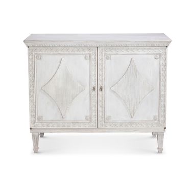 Natalie Door Chest In White