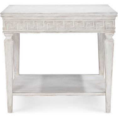Natalie Side Table In White