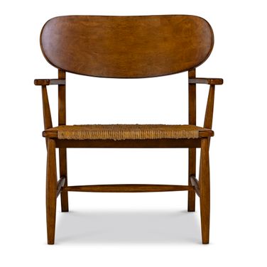 Oliver Accent Chair In Brown
