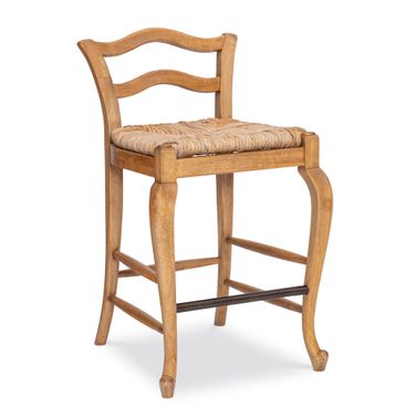 Maitland Smith Provencial Counter Stool In White