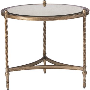 Majorca Side Table In Bronzed Silver