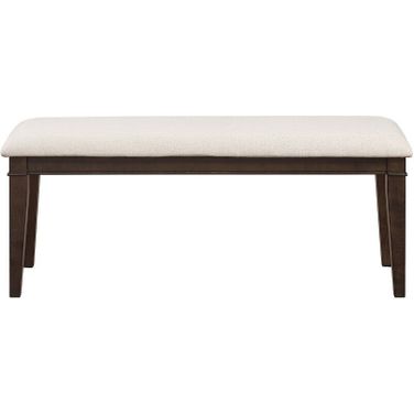 Makah Dark Brown Natural Tone 48" Bench