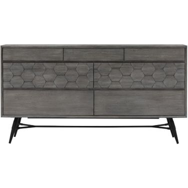 Makena 6 Drawer Dresser In Gray Acacia Wood