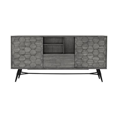 Makena Sideboard Buffet In Gray Acacia Wood