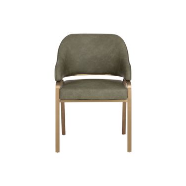 Malachi Dining Armchair In Ivanhoe Pine