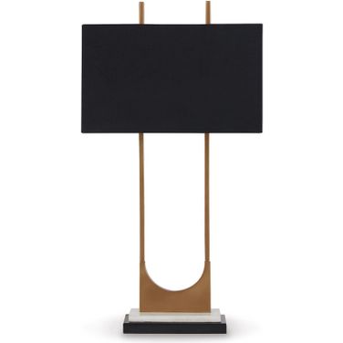 Malana Brass Finish Metal Table Lamp