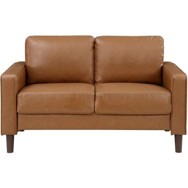 Malcolm Love Seat In Brown
