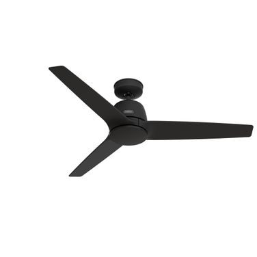 Malden 52 Inch Ceiling Fan and Handheld Remote In Matte Black