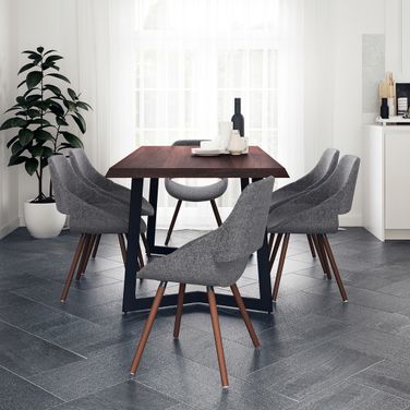 Malden/Watkins 7-Piece Dining Set In Grey