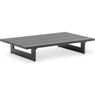 Maldives Outdoor Patio Coffee Table In Dark Grey