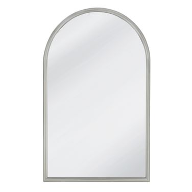 Malia Floor Mirror In Silver Leaf