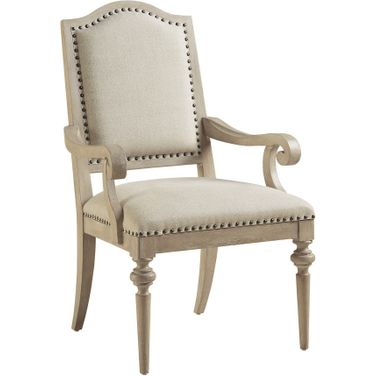 Malibu Aidan Upholstered Arm Chair In Dune