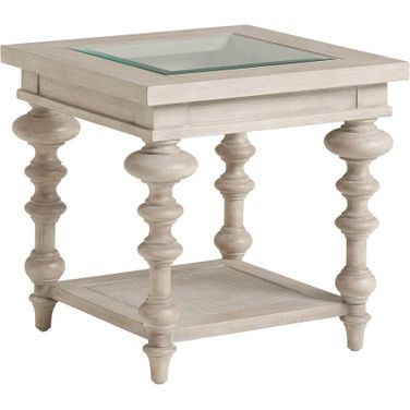 Malibu Castlerock End Table In Dune