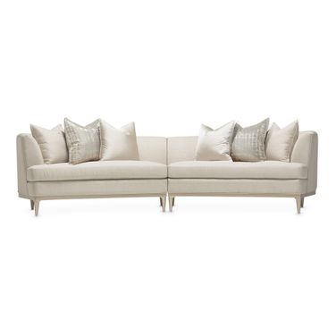 Malibu Crest 2-Piece Sofa In Pearl and Chardonnay