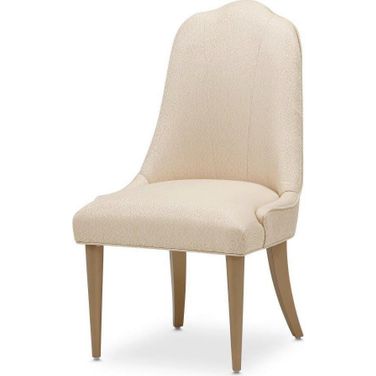 Malibu Crest Dining Side Chair Set of 2 In Burnished Gold