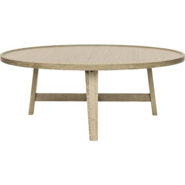 Malone Light Oak Retro Mid Century Wood Coffee Table