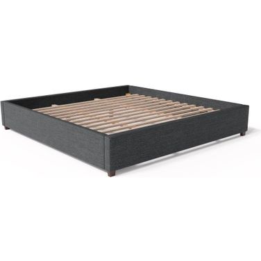 Malouf Eastman Cal King Charcoal Platform Bed Base
