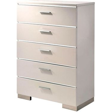 Malte White Chest