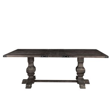 Manchester Dining Table In Charcoal