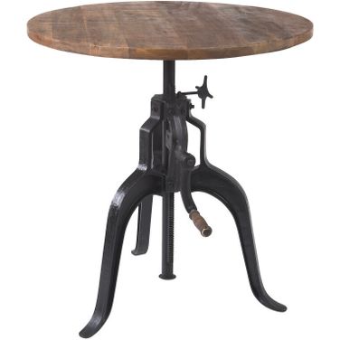 Mango Wood Pub Table In Brown