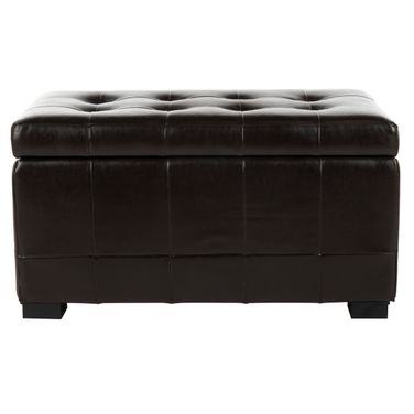 Manhattan Brown Small Storage Bench