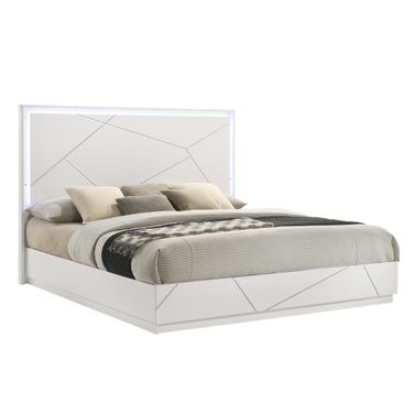 Manhattan Queen Panel Bed In White