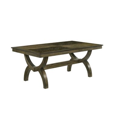 Manie 78 Inch Extendable Dining Table in Antique Brown