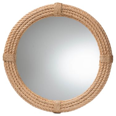 Manila Woven Rope Accent Wall Mirror