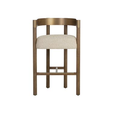 Manolo Barstool In Santa Cruz Oatmeal