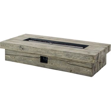 Manteo 70 Inch Rectangular Outdoor Patio Fire Pit Table