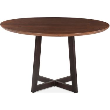 Mapai Dining Table 48 Inch In Brown