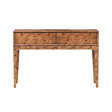 Mappa Console Table In Dark Burl