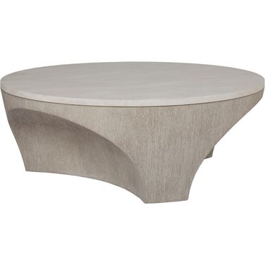 Mar Monte Mar Monte Round Cocktail Table In Taupe