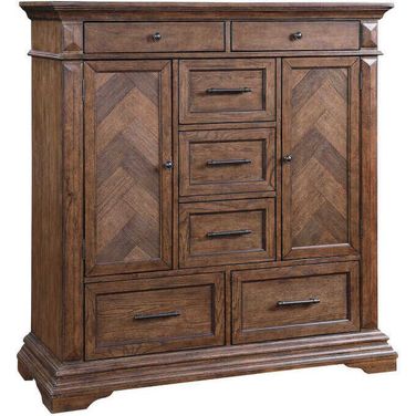 Mar Vista Brushed Walnut Door Chest
