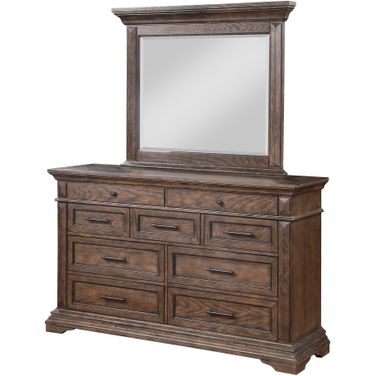 Mar Vista Brushed Walnut Mirror
