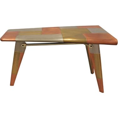 Mar Vista Metal Cladding Desk In Copper