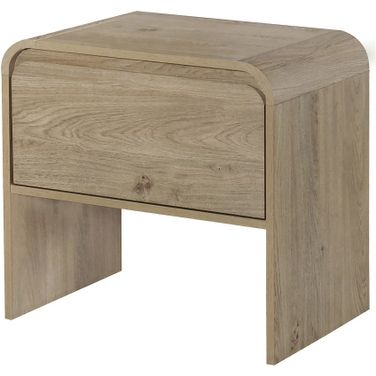 Mara One Drawer End Table In Natural