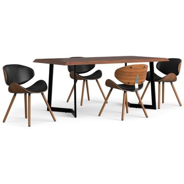 Marana/Watkins 5-Piece Dining Set In Black