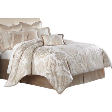 Marbella 5 Piece Queen Comforter Set In Sand